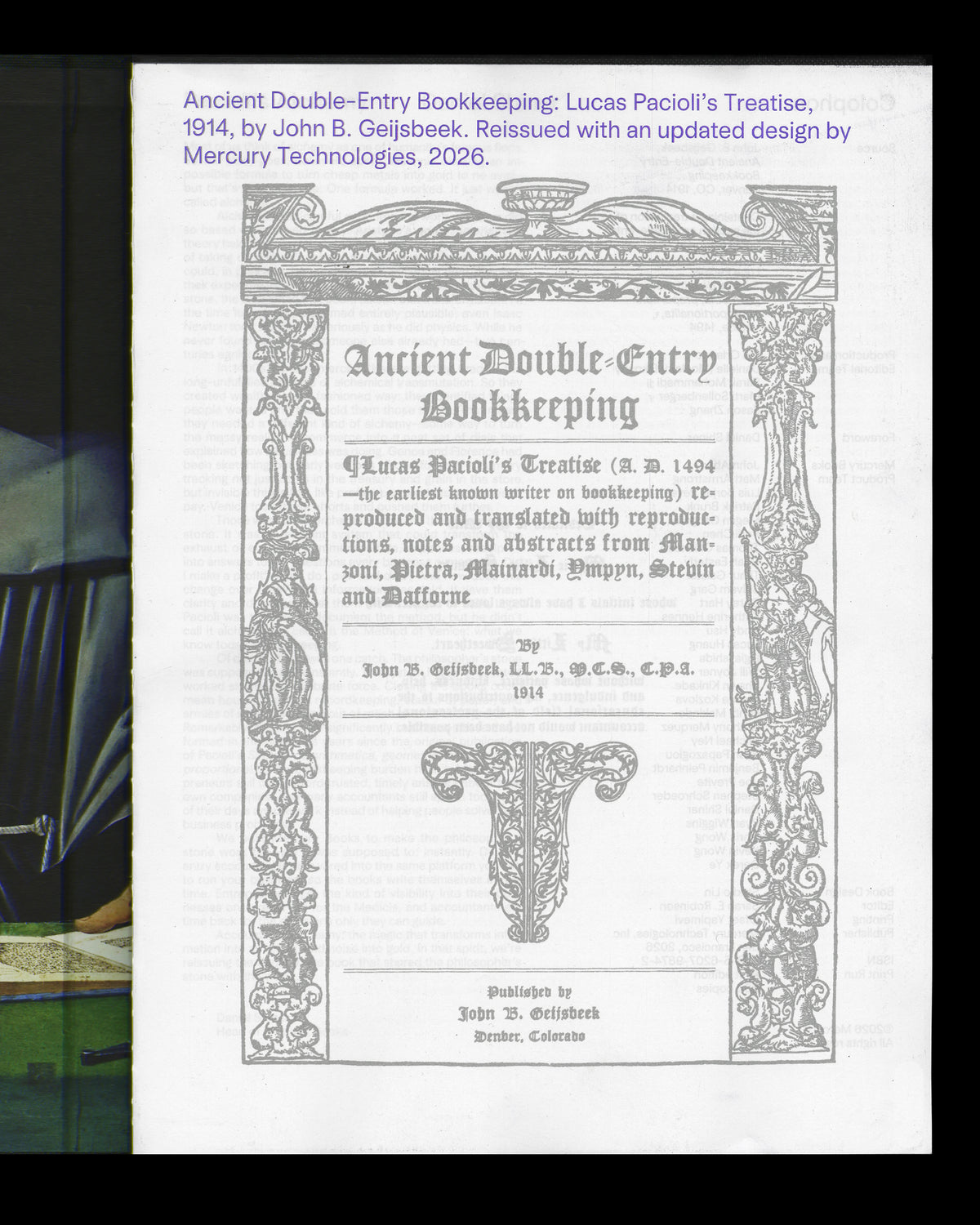 Mercury's Pacioli Book